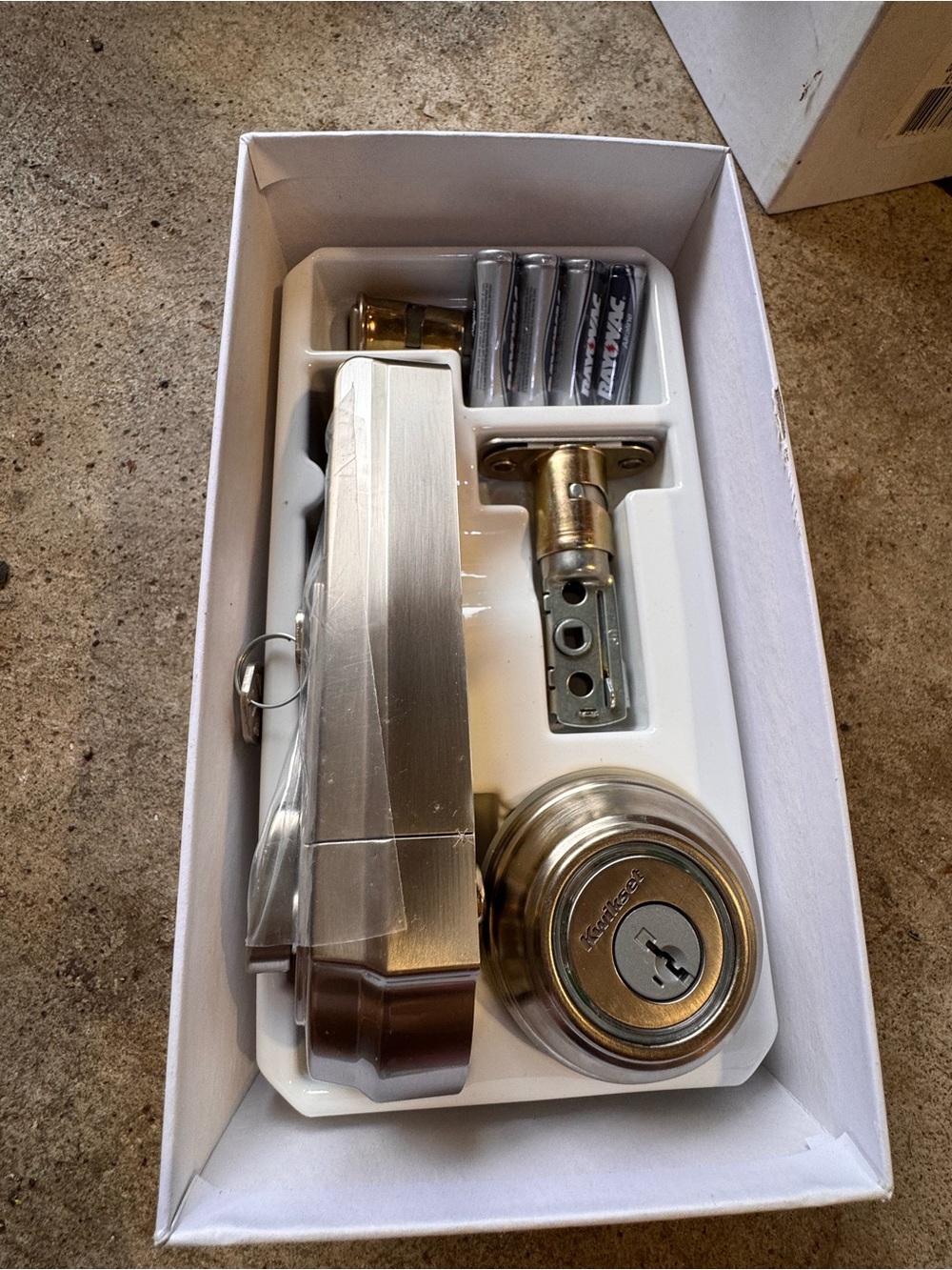 Kwikset Kevo Satin Nickel Smart Bluetooth Electronic Deadbolt Lock